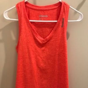 Reebok Performance V-Neck Tank Top  *Orange
